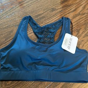 Zyia Navy Bomber Bra, size Medium
